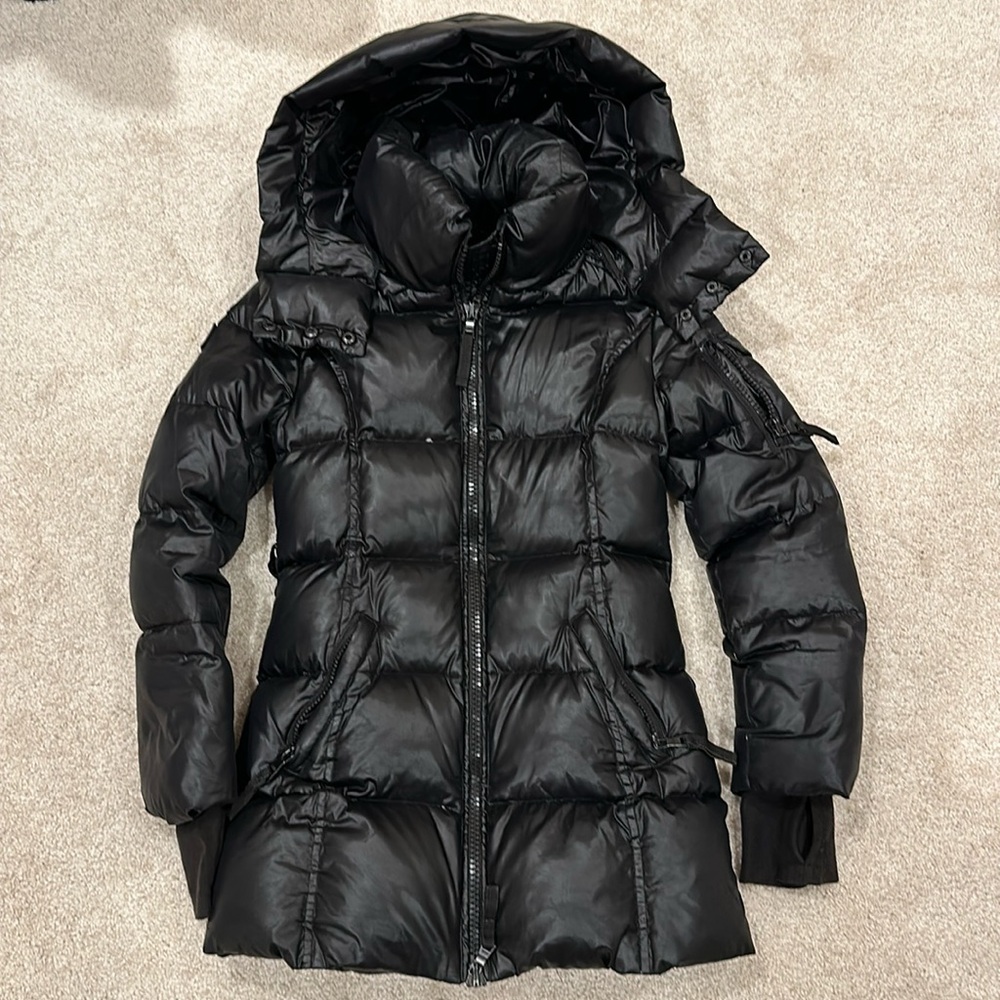 SAM. Soho, black puffer coat for girls (sz 10)